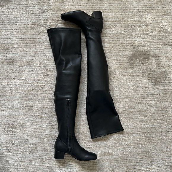 BNIB STAUD Aimee Over-The-Knee Boots in Black - Size 35 - Picture 3 of 9